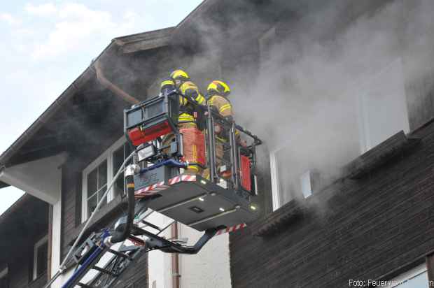 Training Feuerwehr Riezlern