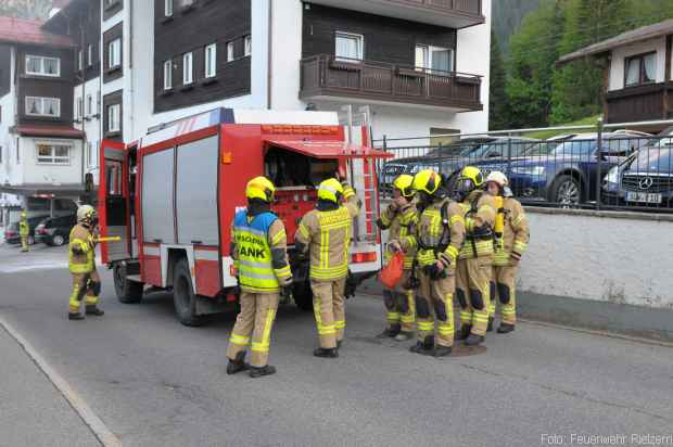 Training Feuerwehr Riezlern