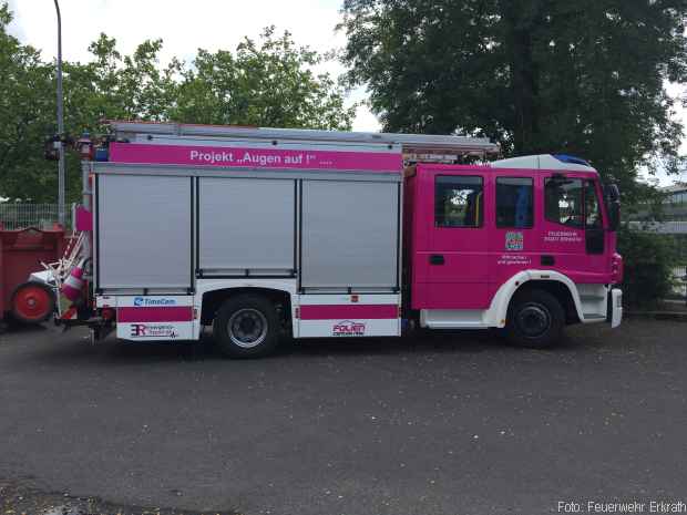 Feuerwehrauto pink Erkrath