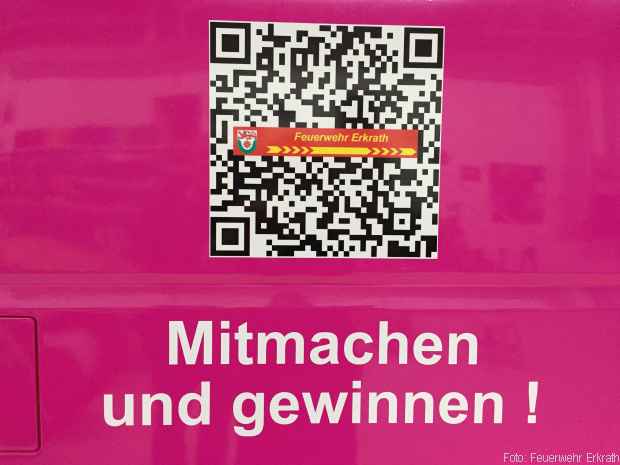 Feuerwehrauto pink Erkrath