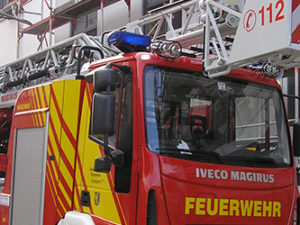 Rettungsweg Drehleiter