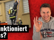 Steckleiter bei der Feuerwehr